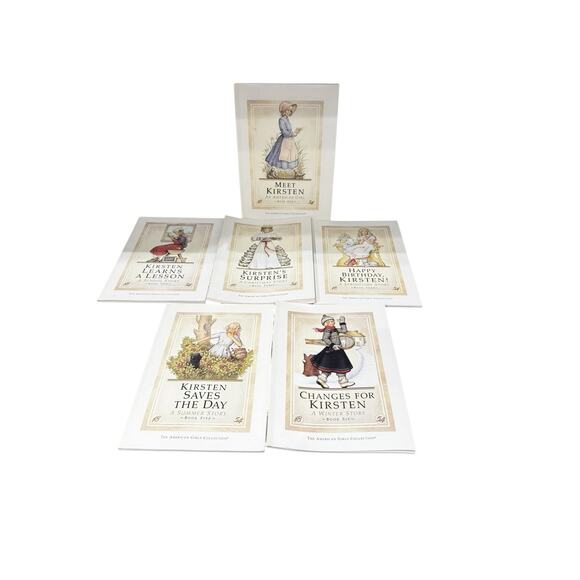 Pleasant Company American Girl Kirstwn Larson 1 Hardcover 5 Paperback Books 90s - Picture 1 of 11